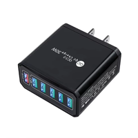 Chargeur mural USB CE ROHS 30W Six ports QC3.0 Chargeur rapide 5V3A 9V2A 5V2.4A US EU UK Chargeur USB rapide pour iPhone/Samsung