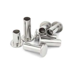 <span class=keywords><strong>Rivets</strong></span> semi-tubulaires à tête ovale en acier inoxydable - Product Image 1