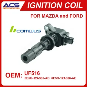 ชุดคอยล์จุดระเบิด UF516 1/4ชิ้นใช้ได้ E-150 F150คลับ250/350ลินคอล์นมัสแตง4.6L <span class=keywords><strong>V10</strong></span> V8 5.4L - Product Image 5