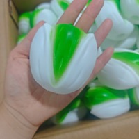 Jouet anti-stress créatif fait main en forme de melon Hami réaliste, à rebond lent, à presser, en forme de boule vide, boîte mystère