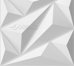 Panneaux muraux Wayon Amazing 3D en PVC imperméable, à surface mate noire et à surface dentelée, pour solutions murales intérieures - Product Image 3