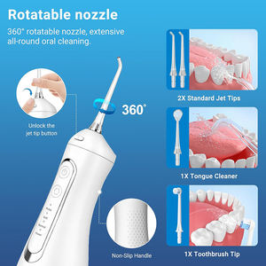 Nouvel Irrigateur Buccal Électrique Sans Fil Rechargeable 300ml avec 4 Embouts et 4 Modes pour les Dents - Product Image 2