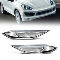Cache de clignotant latéral de haute qualité avec garantie pour Porsche Cayenne 958 2011 2012 2013 2014 (sans ampoules)