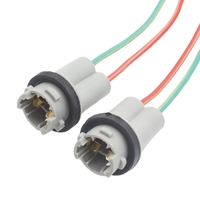 Arnés de cable de luz LED T10 W5W, adaptador de extensión, adaptador de estilo de coche, soporte de enchufe