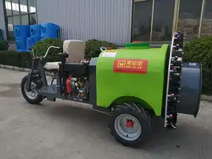 เครื่องพ่นสีไฟบนล้อ300ลิตรขับเคลื่อนด้วยตัวเองฟาร์มเครื่องพ่นสารเคมีการเกษตรขี่