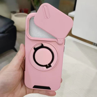 Étuis de téléphone BAILI Factory 2025 populaires avec support magnétique rotatif à 360 degrés et protection d'objectif à clapet pour iPhone 17