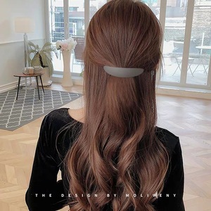 Corea del Sur acrílico Clip tocado horquilla plástico templado superior Clip red rojo venta al por mayor horquilla Cabeza trasera resorte Clip - Product Image 3