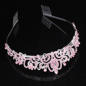 Accesorios para el cabello <span class=keywords><strong>de</strong></span> <span class=keywords><strong>la</strong></span> <span class=keywords><strong>Reina</strong></span> americana europea, Aro para el cabello, tocado <span class=keywords><strong>de</strong></span> corona <span class=keywords><strong>de</strong></span> novia <span class=keywords><strong>de</strong></span> boda transfronterizo - Product Image 5