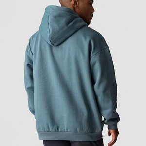 Sudadera con Capucha Personalizable para Hombre, Estilo Holgado, Transpirable, Informal, para Otoño e Invierno, Mezcla de Algodón, Básica, Talla Grande - Product Image 5