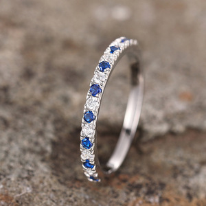 Anello con design geometrico rotondo, stile semplice, per donna - Product Image 3