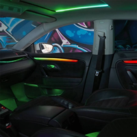 Kit d'éclairage d'ambiance pour voiture Volkswagen CC 2013-2018, mise à niveau de la garniture, arc-en-ciel, 64 couleurs, accessoires LED, éclairage intérieur automobile