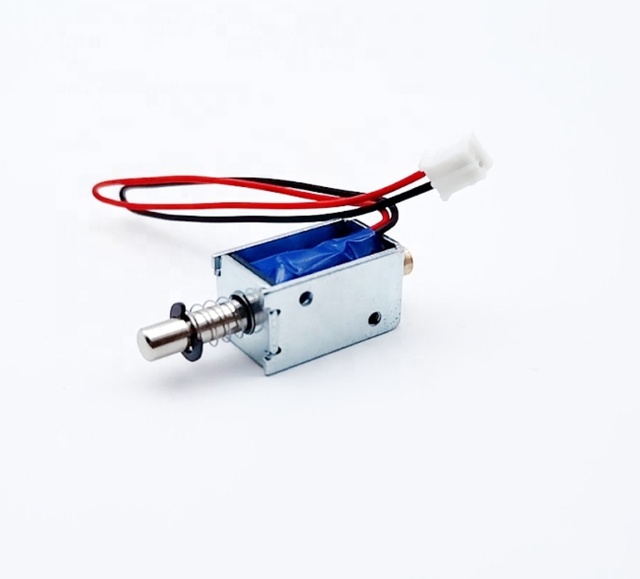 DC 12V Micro Push Pull Solenoid Electromagnet Magnet Valve 4mm Stroke Open Frame Solenoid Electromagnet Linear Motion