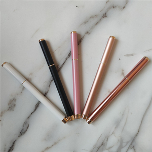 Nuevo resistente al agua suave líquido pegajoso tubo oro rosa delineador de ojos lash pegamento pestañas pluma adhesivo - Product Image 2