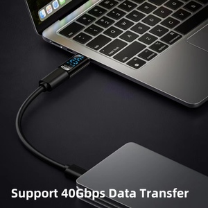 140W PD 8K Double Side <span class=keywords><strong>USB</strong></span> C Nam để <span class=keywords><strong>USB</strong></span> C nữ mở rộng truyền dữ liệu 40gbps và Power Charge Adapter - Product Image 3