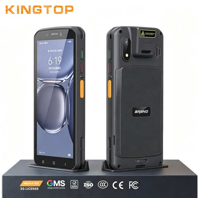 [CE Certified] Professional 4G Android 14 PDA Barcode Scanner with NFC 5000mAh 64GB ROM for European Supply Chain & Logistics