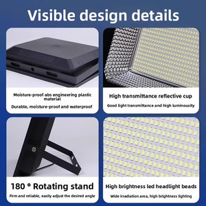 2025 mới ngoài trời Vườn nông thôn hộ gia đình không thấm nước trong nhà LED chiếu sáng đường phố năng lượng mặt trời ánh sáng - Product Image 2