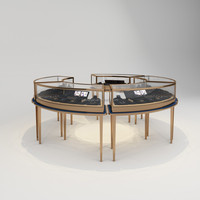 Comptoirs de présentation de bijoux commerciaux de luxe, vitrines, kiosques de centre commercial, boutiques, solutions OEM/ODM pour la vente en gros