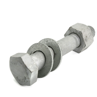 Vis hexagonale haute qualité ASTM A193 B7 B7M en titane/acier, zinguée noir HDG, PTFE, Dacromet, haute résistance à la pression et aux températures élevées