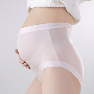 FF2822 sous-vêtements de <span class=keywords><strong>grossesse</strong></span> en <span class=keywords><strong>coton</strong></span> culotte de maternité douce sans couture taille haute sur bosse culotte de maternité - Product Image 1
