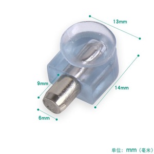 Glass Shelf Holder Transparent <b>Plastic</b> Support Bracket With Suction Cup For <b>Kitchen</b> Display Shelves Single Layer - Product Image 5