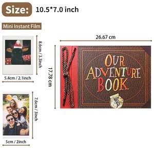 Álbum de Fotos para Scrapbooking, Nuestro Libro de Aventuras, Tapa Dura con Palabras en Relieve, Álbum de Recuerdos de Viajes - Product Image 2