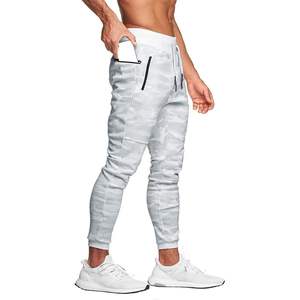 Pantalones Deportivos Personalizados para Hombre, Corte Ajustado, Camuflaje, con Bolsillos con Cremallera, Transpirables, de Poliéster y Algodón - Product Image 2