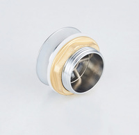 Vanne de vidange de lavabo en laiton Hofen G1-1/2" anti-colmatage avec bouchon de lavabo métallique chromé durable