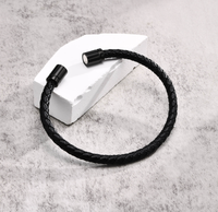 2025 été mode à la main or tressé cordon Bracelet Bracelet pour hommes 6mm tissé en cuir véritable économique Style élégant