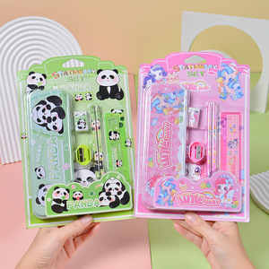 Estuche de Lápices de Dibujos Animados para la Vuelta al Cole, Juego de Papelería de 6 Piezas para Niños y Niñas de Primaria, Regalo Hecho en China - Product Image 3