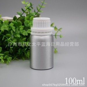 Botella de Aluminio de 100 ml con Tapa de Rosca, Acabado Mate, Envase Sellado para Aceites Esenciales, 50x95 mm, Envase Cosmético - Product Image 3