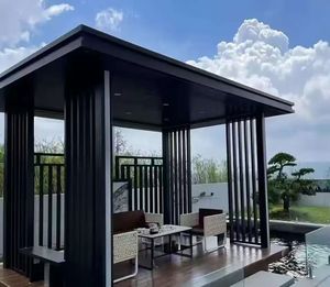 איכות גבוהה בסגנון מודרני פטיו אלומיניום פרגולה חיצונית enclosure מחיר תחרותי חדר שמש עמיד למים תכונות חיצוני - Product Image 6