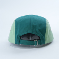 Gorros de campamento no estructurados de 5 paneles bordados personalizados, gorros de correr de algodón con logotipo bordado en diferentes colores