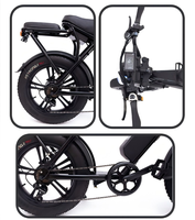 Vélo Électrique en Gros V8 avec Batterie au Lithium 48V 12Ah, Pneus Larges 20*4.0 Pouces pour Neige, Moteur Brushless 450W, Cadre en Alliage d'Aluminium, Freins à Disque