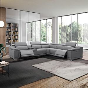 Set <span class=keywords><strong>Sofa</strong></span> kulit asli gaya Vintage, perabot rumah Evergo, ruang tamu, kombinasi <span class=keywords><strong>Sofa</strong></span> besar, <span class=keywords><strong>Sofa</strong></span> santai - Product Image 1