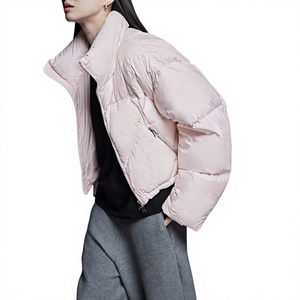 OEM High Quality Windproof Matching Colors Custom Puffer <b>Jacket</b> Womens Winter Plus Size Warm <b>Jacket</b> Cotton Coat Is Lightweight - Product Image 4