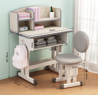 Mobilier d'école primaire classe d'enseignement à domicile bureau et chaise étudiant chaise pour enfants Table pour chambre salon utilisation