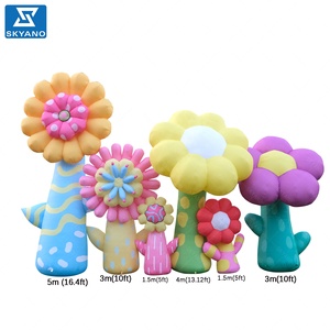 6 pièces ensemble publicité décoration fleurs gonflables <span class=keywords><strong>ballon</strong></span> <span class=keywords><strong>gonflable</strong></span> Art fleur <span class=keywords><strong>Sculpture</strong></span> - Product Image 1