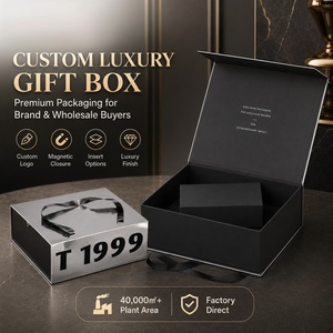 Caja de Regalo de Lujo Personalizada con Sello FX, Reciclada, Adecuada para Empacar Regalos de Alta Gama y Otras Categorías de Productos de Lujo Ligero - Product Image 1
