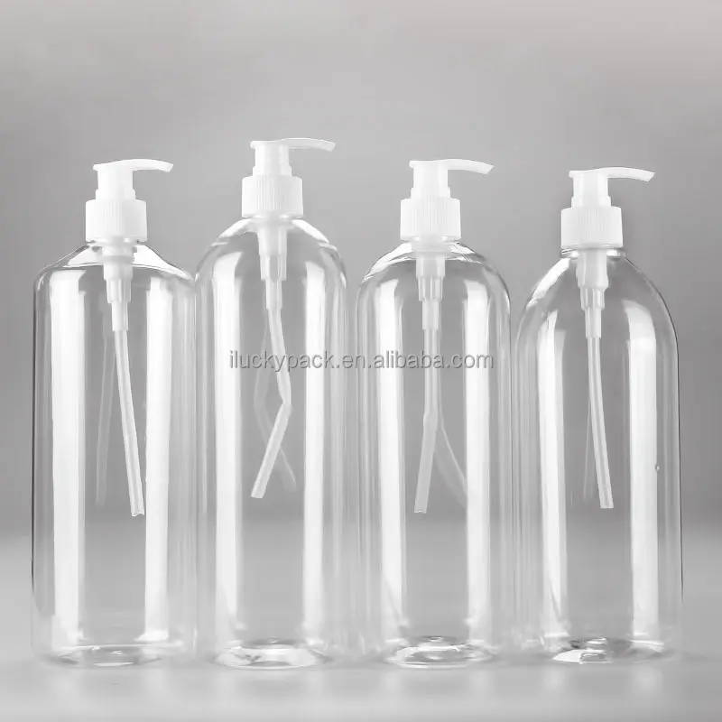 Bouteille de shampooing en plastique pour après-shampoing, huiles essentielles cosmétiques, crème pour le visage, gel douche, lotion, parfum