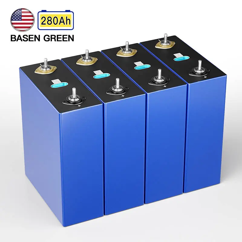 Lifepo4-baterías de iones de litio, baterías recargables prismáticas de 3,2 v, 280ah, Lifepo4