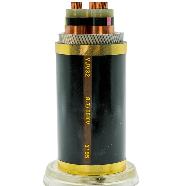 Xlpe Insulated Single Core High Voltage Copper Conductor Pe Sheath Power Cable