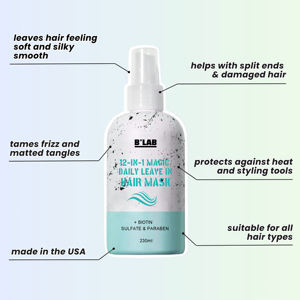 إجازات العناية بالشعر من علامة تجارية خاصة-في الإصلاح تلف جاف عكسي من لون التبييض حرارة الماء خالية من الإجازات في علاج الشعر - Product Image 2