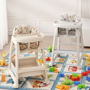 Chaise haute <span class=keywords><strong>pour</strong></span> bébé KFC, chaise haute modulaire en plastique, portable, avec roulettes pivotantes, table à manger <span class=keywords><strong>pour</strong></span> bébé, siège multifonctionnel <span class=keywords><strong>pour</strong></span> la maison - Product Image 4