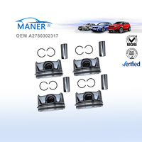 MANER A2780302317 Pièces de moteur automobile Piston avec segments pour Mercedes Benz Classe E E 250 BLUETEC 2000-2014