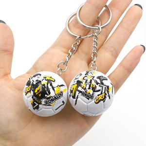 Porte-clés <span class=keywords><strong>mini</strong></span> ballon promotionnel en cuir PU, porte-clés ballon de football - Product Image 5