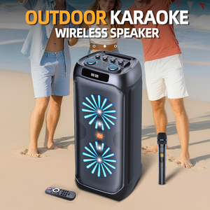 SING-E 1 zqs10223 multifunzionale RGB Stage BT Speaker viene fornito con un microfono Wireless e un telecomando - Product Image 5