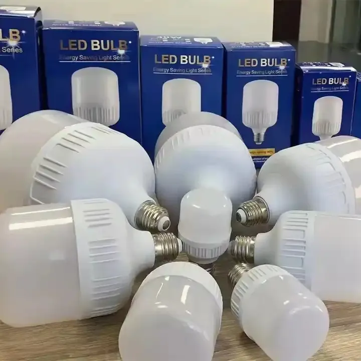 Lâmpada led e27 b22, material raw, sem fio, 3w, 5w, 7w, 9w, 12w, 15w, 18w, lâmpadas led