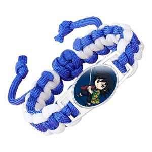 Bracelet tressé ajustable en paracorde, motif dessin animé Demon Slayer Zenitsu, le plus populaire et très vendu, pour fille, étudiante, cadeau de fête - Product Image 5
