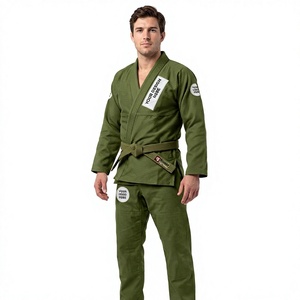 ชุดยูโดบราซิลเลี่ยนยิวยิตสู (BJJ Gi) พรีเมียม สำหรับทุกเพศ ผ้าฝ้าย 400GSM ระบายอากาศได้ดี ชุดฝึกศิลปะการต่อสู้ ทนทาน เป็นมิตรกับสิ่งแวดล้อม - Product Image 1