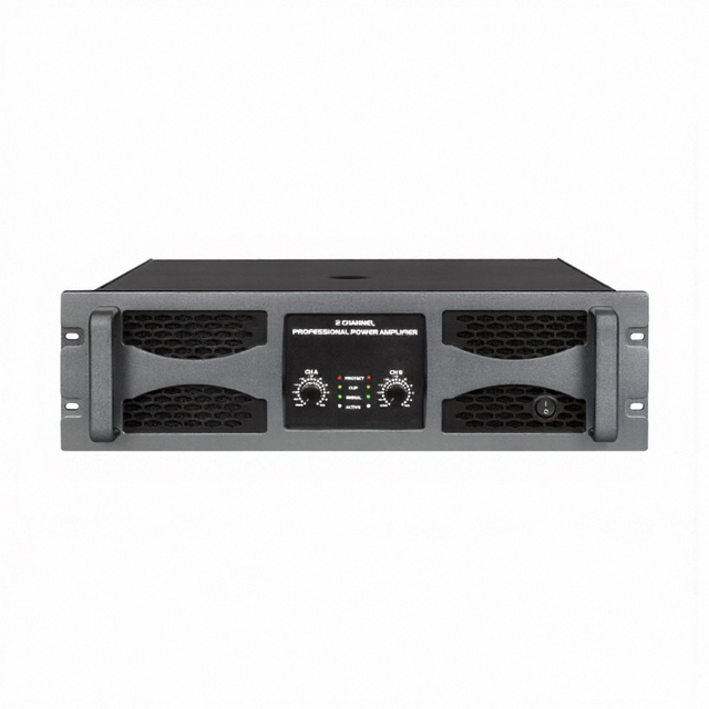 3-Level Power Supply Low Distortion Safety Protection System High Performance Professional 4000W*2 Metal Amplifier for Stage Use